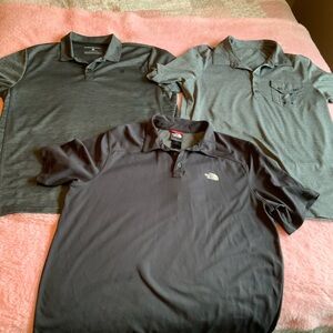 The North face ,Hurley, Oakley polo shorts bundle